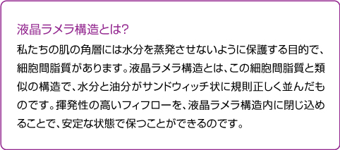 液晶ラメラ構造とは